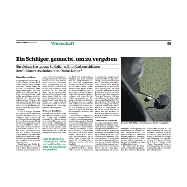 NZZ am Sonntag Cover